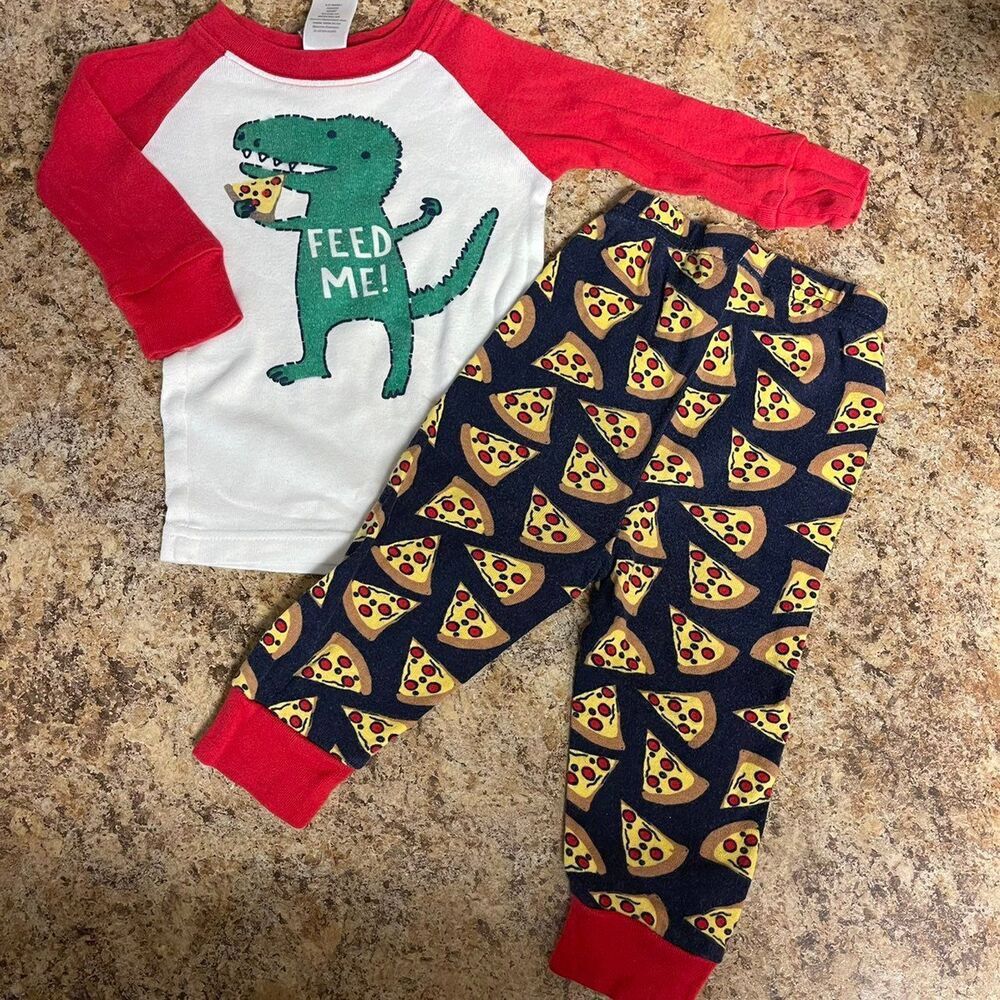 Gymboree Pizza pajamas 6-12 months